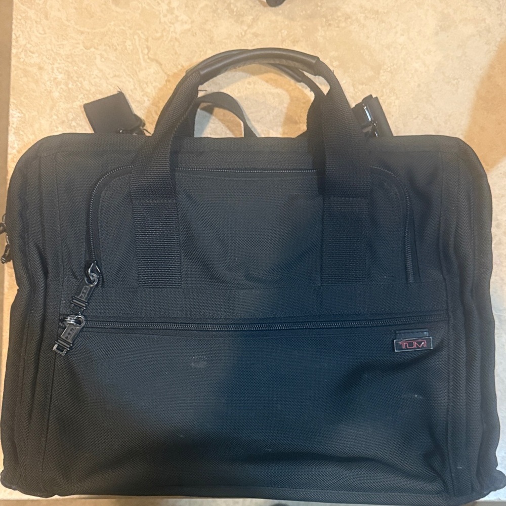 Tumi Black Briefcase for Men